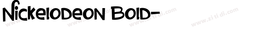 Nickelodeon Bold字体转换